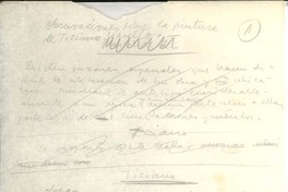 Observaciones sobre la pintura de Tiziano