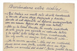 [Buscándome entre nieblas...]