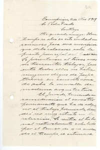[Carta] 1919 nov. 4, Concepción, Chile [a] Pedro Prado