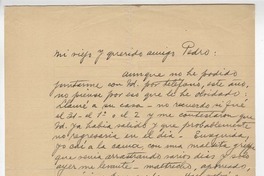 [Carta] 1946 ene. 10, Santiago, Chile [a] Pedro Prado