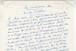 Tres canciones de Carlos Cociña