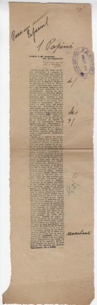 Papini o el bárbaro sin escarmiento