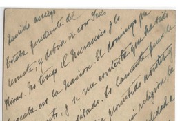 [Tarjeta] 1944 jun. 12, Santiago, Chile [a] Miguel Munizaga