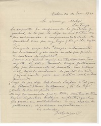 [Carta] 1939 ene. 24, Talca, Chile [a] Domingo Melfi
