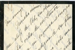 [Carta] [1925], Santiago, Chile [a un amigo]