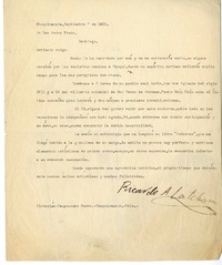 [Carta] 1925 septiembre 7, Chuquicamata, Chile [a] Pedro Prado