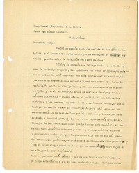 [Carta] 1925 septiembre 5, Chuquicamata, Chile [a] Máximo Cardemil
