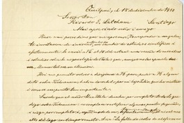 [Carta] 1910 diciembre 18, Quilpué, Chile [a] Ricardo E. Latcham.