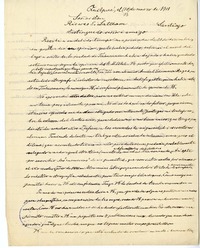 [Carta] 1911 marzo 10, Quilpué, Chile [a] Ricardo E. Latcham.