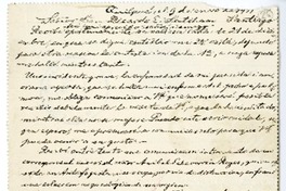 [Carta] 1911 enero 9, Quilpué, Chile [a] Ricardo E. Latcham.