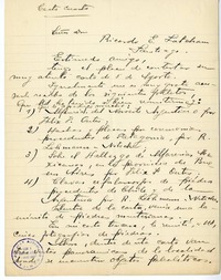 [Carta] 1915 agosto 7, Taltal, Chile [a] Ricardo Latcham.