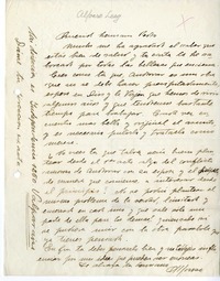 [Carta] [1920], Valparaíso, Chile [a] Pedro Prado