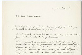 [Carta] 1947 noviembre 30, Madrid, España [a] Roque Esteban Scarpa