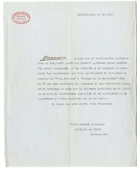 [Carta] 1916 mayo 26, Buenos Aires, Argentina [a] Ernesto A. Guzmán.