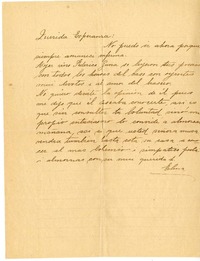 [Carta] [1910] Santiago, Chile [a] Esperanza Marín