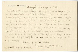 [Carta] 1942 mayo 15, Adrogué, Argentina [a] Roque Esteban Scarpa