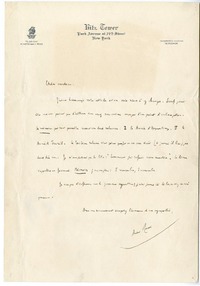 [Carta] [1950], New York [a] Magdalena Petit