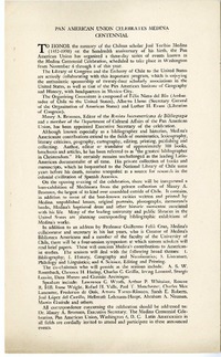 Pan american union celebrates Medina centennial