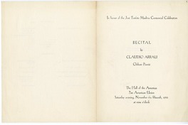 Programa de concierto