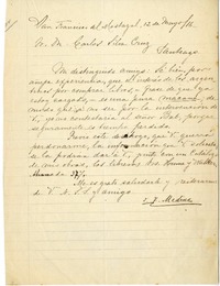 [Carta] 1916 mayo 12, San Francisco de Mostazal, Chile [a] Carlos Silva Cruz