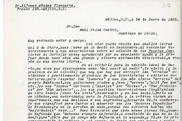 [Carta] 1955 enero 14, México, D.F. [a] Raúl Silva Castro