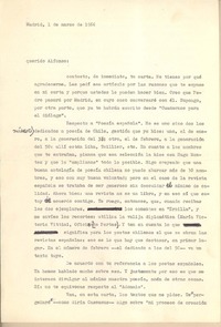 [Carta] 1966 mar. 1, Madrid, España [a] Alfonso Calderón