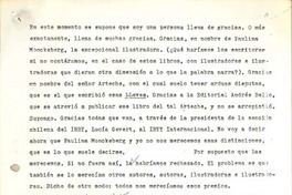 [En este momento se supone que soy...]