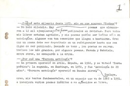 [Por qué este silencio...?]