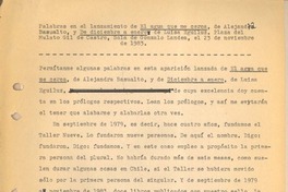 [Palabras en el lanzamiento de "El agua que me cerca"...]