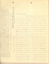 [Carta] 1943 ago. 10, Santiago, Chile [a] Gonzalo Drago