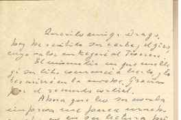 [Carta] 1951 sep. 6, Santiago, Chile [a] Gonzalo Drago