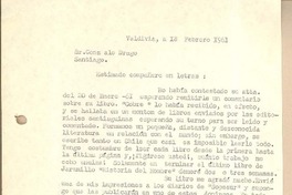 [Carta] 1961 feb. 18, Valdivia, Chile [a] Gonzalo Drago