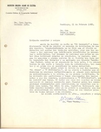 [Carta] 1956 feb. 21, Santiago, Chile [a] Gonzalo Drago