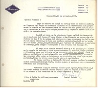 [Carta] 1958 nov. 13, Concepción, Chile [a] Gonzalo Drago