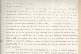 [Carta] 1976 abr. 10, Paris, Francia [a] Gonzalo Drago
