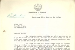 [Carta] 1957 feb. 23, Santiago, Chile [a] Gonzalo Drago