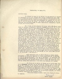 [Carta] 1952 may. 5, Concepción, Chile [a] Gonzalo Drago
