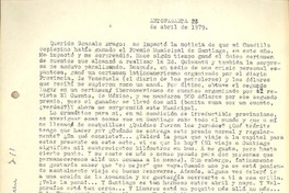 [Carta] 1979 abr. 23, Antofagasta, Chile [a] Gonzalo Drago