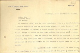 [Carta] 1943 sep. 23, Santiago, Chile [a] Gonzalo Drago