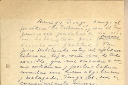 [Carta] 1944 enero, Santiago, Chile [a] Gonzalo Drago