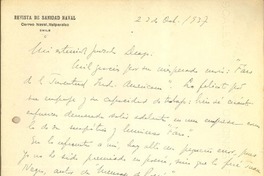 [Tarjeta] 1937 abr. 22, Santiago, Chile [a] Gonzalo Drago