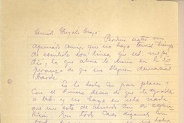 [Carta] c.1943, Quilpué, Chile [a] Gonzalo Drago