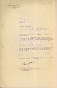 [Carta] c.1941, Santiago, Chile [a] Gonzalo Drago