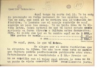 [Tarjeta] c.1946, Santiago, Chile [a] Gonzalo Drago