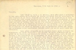 [Carta] 1944 may. 9, Rancagua, Chile [a] Gonzalo Drago