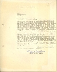 [Carta] 1959 jul. 29, Santiago, Chile [a] Gonzalo Drago