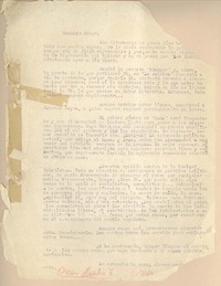 [Carta] c. 1940, Santiago, Chile [a] Gonzalo Drago