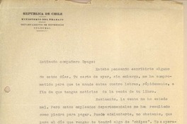 [Carta] 1941 jul. 1, Santiago, Chile [a] Gonzalo Drago
