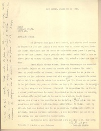 [Carta] 1938 jul. 23, Los Andes, Chile [a] Domingo Melfi