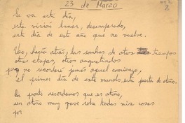 23 de marzo